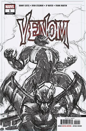 Venom #1 5TH PTG STEGMAN cover