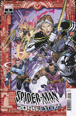Spider-Man 2099: Exodus #5 LASHLEY 2099 FRAME cover
