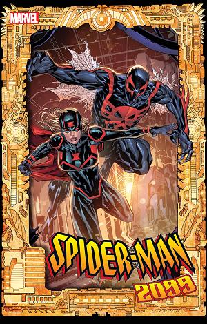 Spider-Man 2099: Exodus #4 LASHLEY 2099 FRAME cover