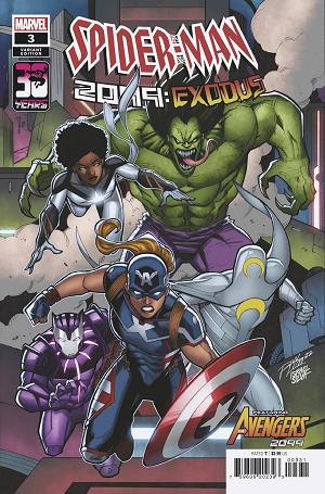 Spider-Man 2099: Exodus #3 RON LIM CONNECTING cover