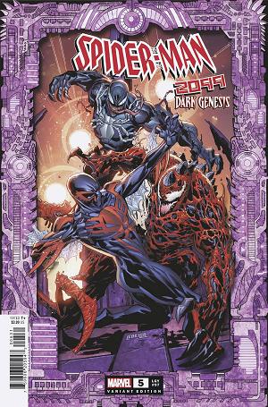 Spider-Man 2099: Dark Genesis #5 (OF 5) LASHLEY FRAME cover