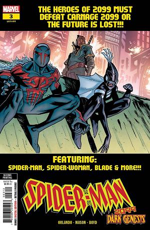 Spider-Man 2099: Dark Genesis #3 (OF 5) 2ND PTG MASON cover