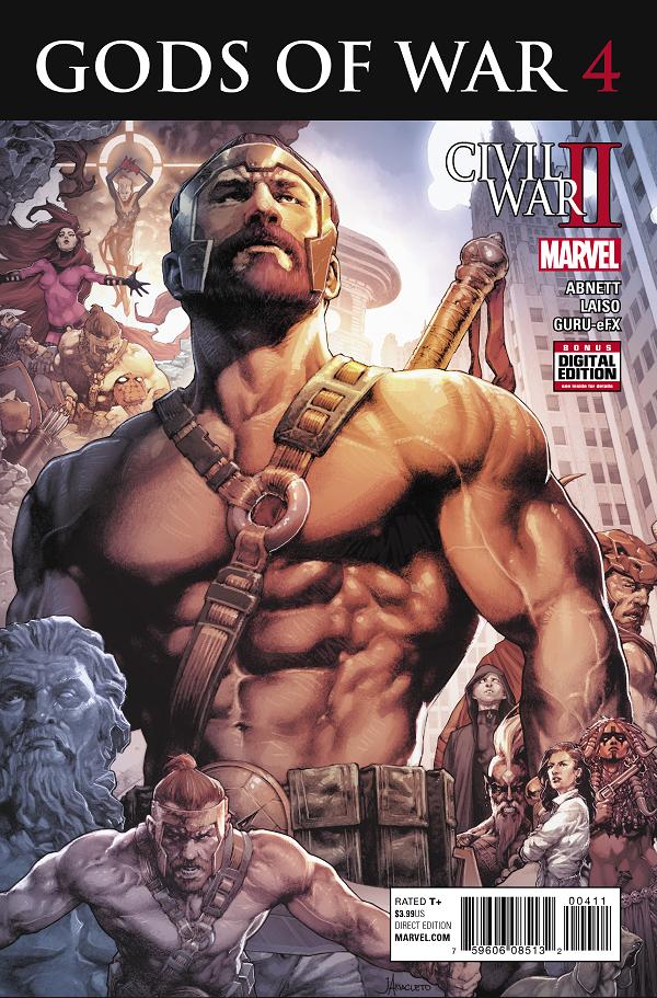 Civil War II: Gods Of War #4 cover