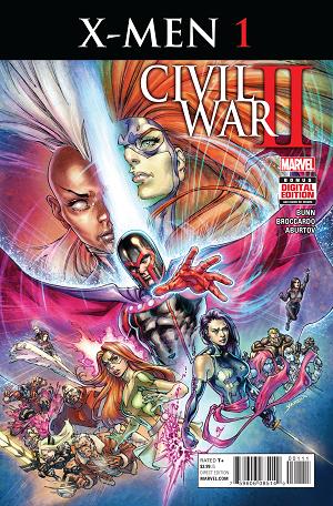 Civil War II: X-Men #1 cover