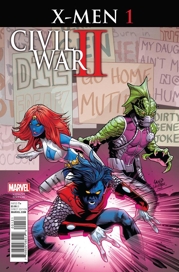 Civil War II: X-Men #1 (OF 4) LAND cover