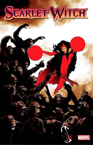 Scarlet Witch #2 GARBETT PLANET OF THE APES cover