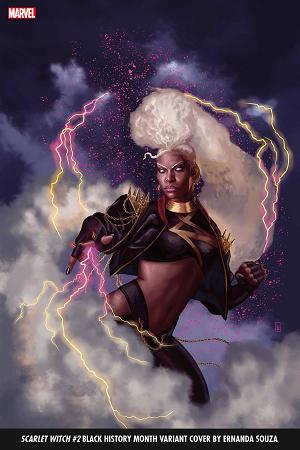 Scarlet Witch #2 SOUZA STORM BLACK HISTORY MONTH cover