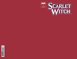 Scarlet Witch #1 RED BLANK cover