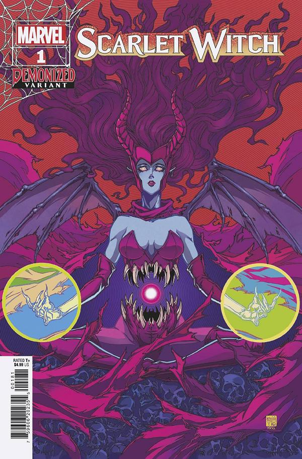 Scarlet Witch #1 DEMONIZED OKAZAKI cover