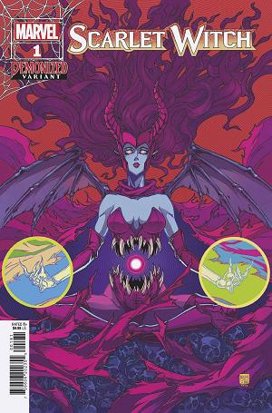 Scarlet Witch #1 DEMONIZED OKAZAKI cover