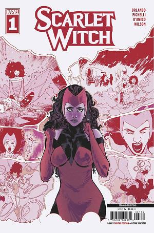 Scarlet Witch #1 2ND PTG PICHELLI cover