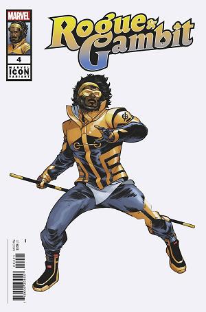 Rogue And Gambit #4 (OF 5) JAVIER GARRON MARVEL ICON cover