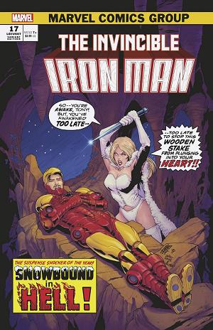Invincible Iron Man #17 GIUSEPPE CAMUNCOLI VAMPIRE cover