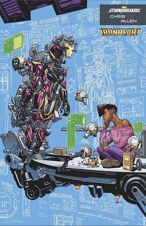 Invincible Iron Man #16 CHRIS ALLEN STORMBREAKERS cover