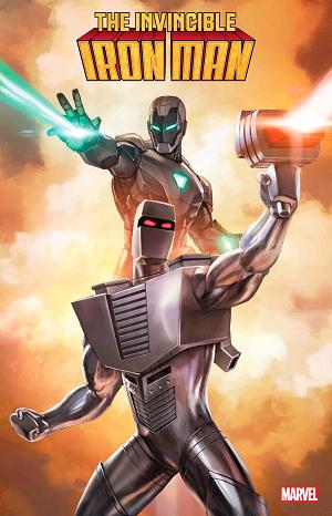 Invincible Iron Man #14 SKAN ROM cover