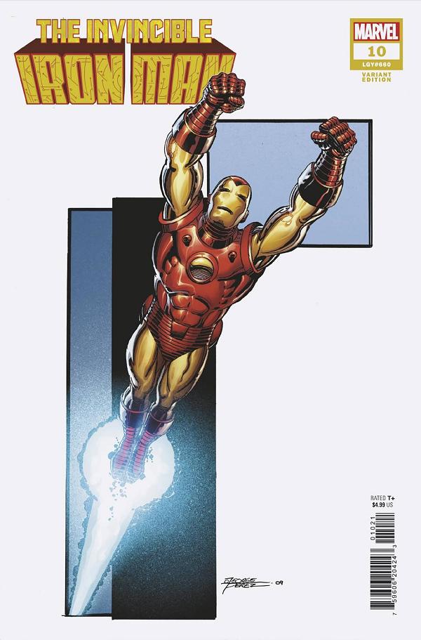 Invincible Iron Man #10 GEORGE PEREZ cover
