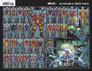 Invincible Iron Man #10 BOB LAYTON WRAPAROUND cover