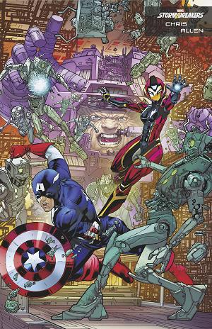 Invincible Iron Man #10 CHRIS ALLEN STORMBREAKERS cover