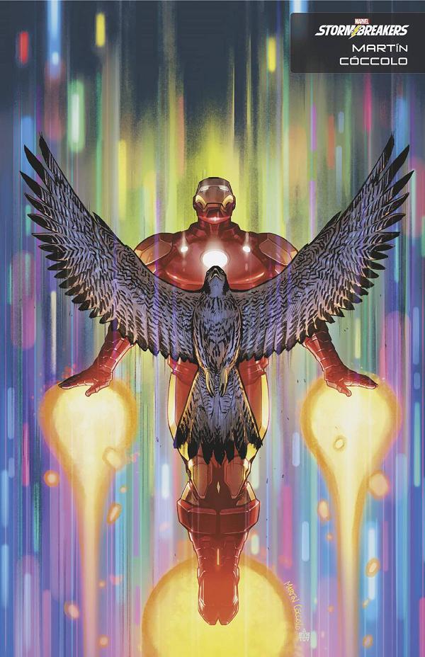 Invincible Iron Man #9 COCCOLO STORMBREAKERS cover