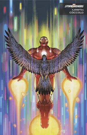 Invincible Iron Man #9 COCCOLO STORMBREAKERS cover