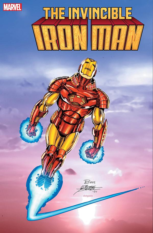 Invincible Iron Man #8 GEORGE PEREZ cover