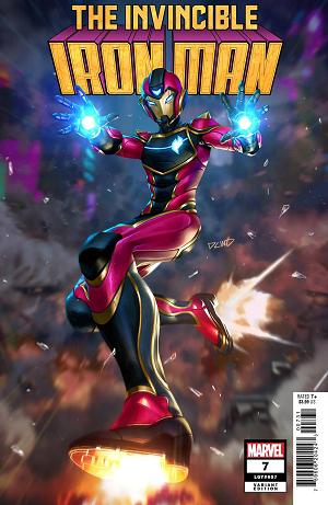 Invincible Iron Man #7 DERRICK CHEW IRONHEART cover