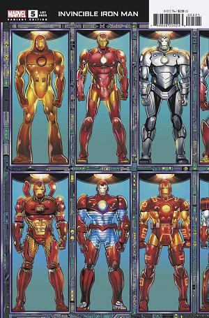 Invincible Iron Man #5 LAYTON CONNECTING cover