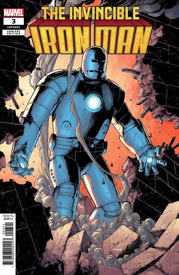 Invincible Iron Man #3 25 COPY INCV BAGLEY cover