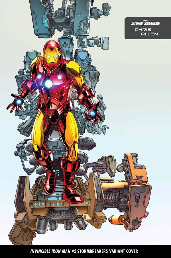 Invincible Iron Man #2 ALLEN STORMBREAKERS cover