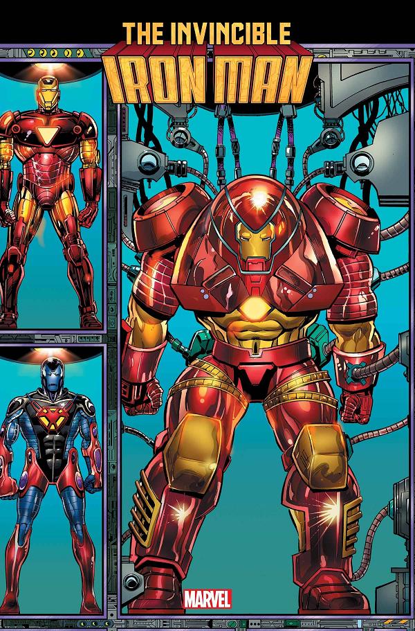 Invincible Iron Man #2 LAYTON CONNECTING cover