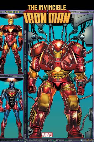Invincible Iron Man #2 LAYTON CONNECTING cover