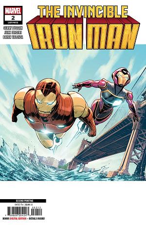 Invincible Iron Man #2 2ND PTG JUAN FRIGERI cover