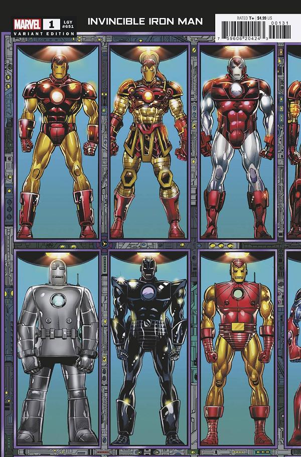 Invincible Iron Man #1 LAYTON CONNECTING cover