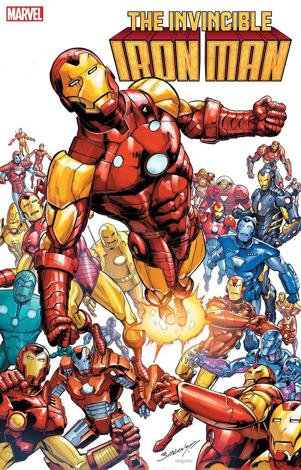 Invincible Iron Man #1 2ND PTG BAGLEY cover
