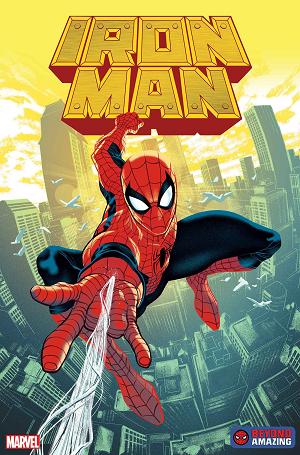 Iron Man #23 MANAPUL BEYOND AMAZING SPIDER-MAN cover