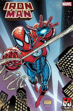 Iron Man #19 JURGENS SPIDER-MAN cover