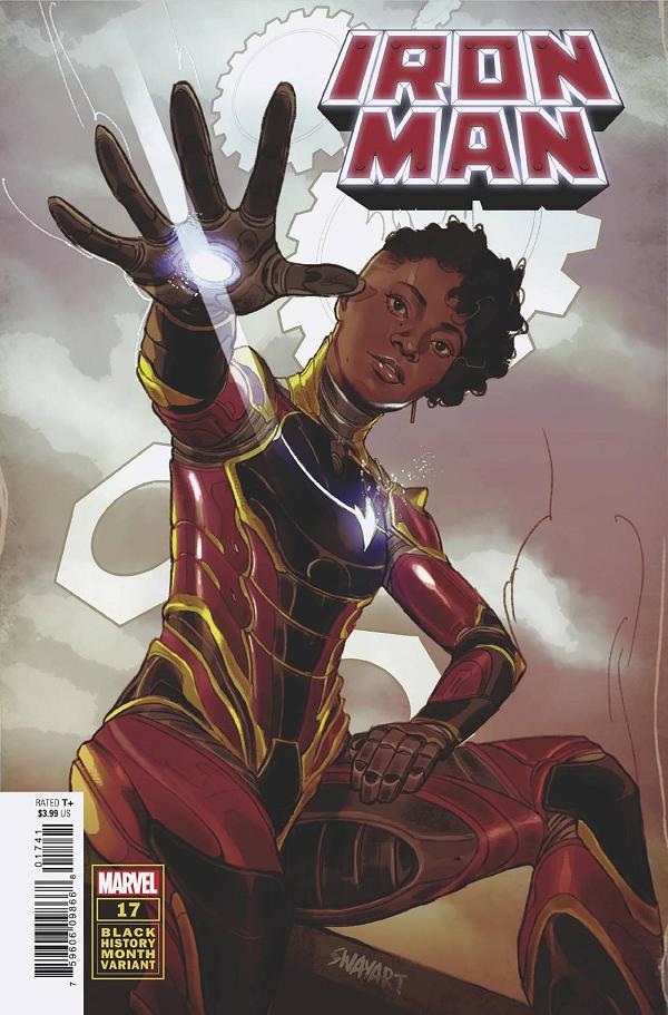 Iron Man #17 SWAY BLACK HISTORY MONTH cover