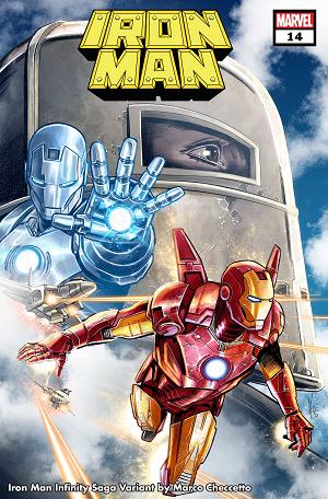 Iron Man #14 CHECCHETTO INFINITY SAGA PHASE 1 cover