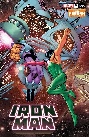 Iron Man #8 PACHECO REBORN cover