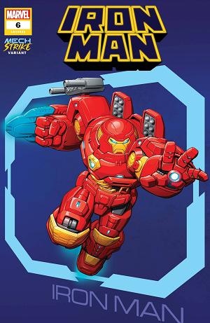 Iron Man #6 BROWN AVENGER MECH STRIKE cover