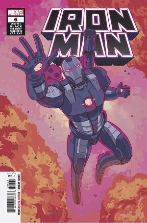 Iron Man #6 SOUZA WAR MACHINE BLACK HISTORY MONTH cover