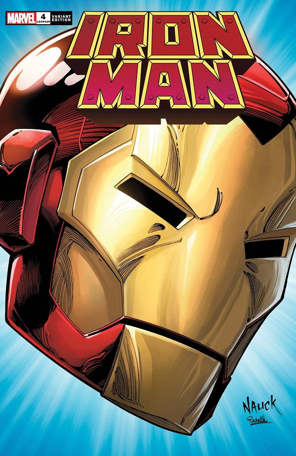 Iron Man #4 variant cover by Todd Nauck