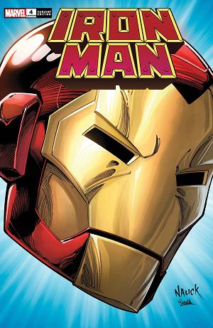 Iron Man #4 NAUCK HEADSHOT cover