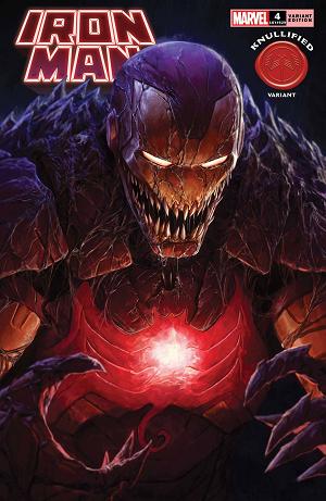 Iron Man #4 RAPOZA KNULLIFIED cover