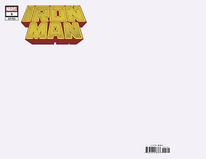 Iron Man #1 BLANK cover