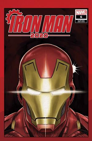 Iron Man 2020 #6 (OF 6) SUPERLOG HEADS cover