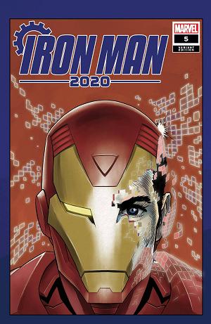 Iron Man 2020 #5 (OF 6) SUPERLOG HEADS cover