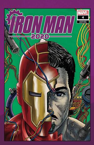 Iron Man 2020 #4 (OF 6) SUPERLOG HEADS cover