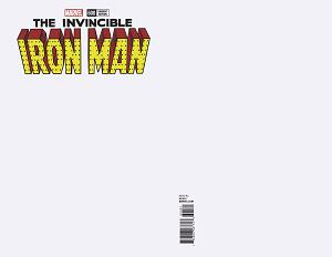Invincible Iron Man #600 BLANK cover