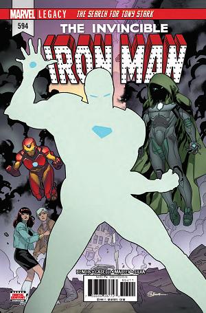 Invincible Iron Man #594  cover